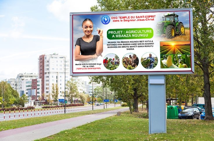 Outdoor billboard advertising project